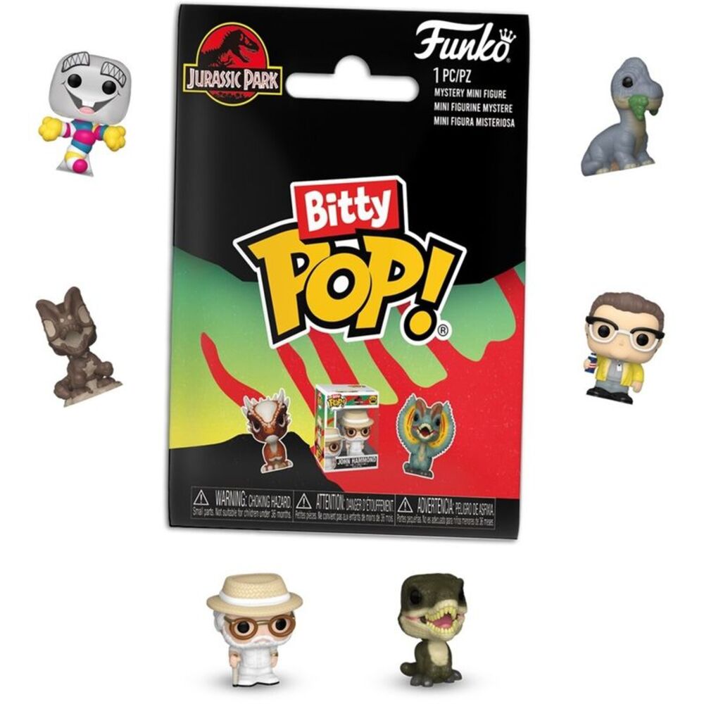 Funko Bitty POP! Singles: Jurassic Park (One Random Bitty POP! Per Purchase)
